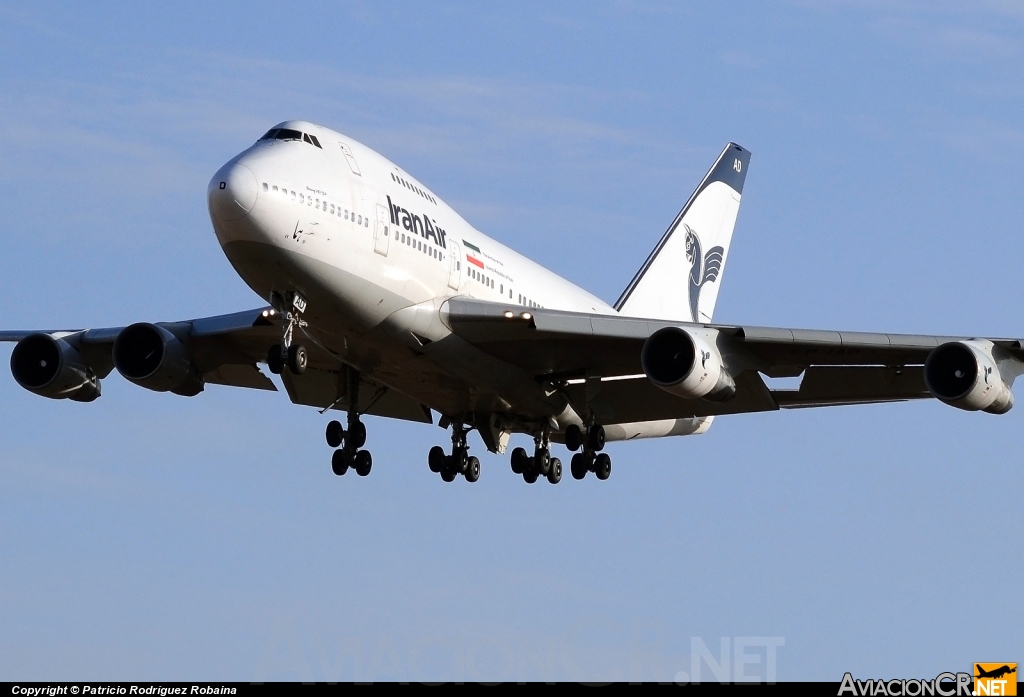 EP-IAD - Boeing 747SP-86 - Iran Air