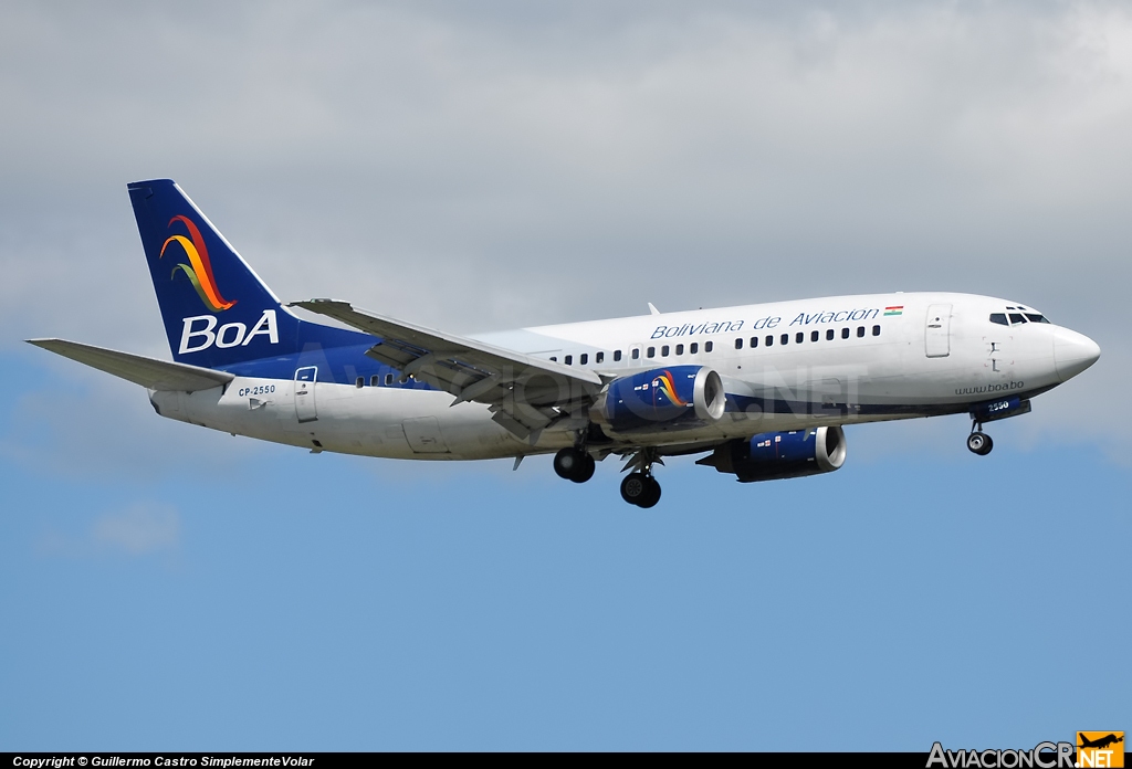 CP-2550 - Boeing 737-33A - Boliviana de Aviación (BoA)