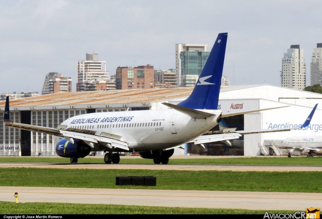 LV-CAP - Boeing 737-76N - Aerolineas Argentinas