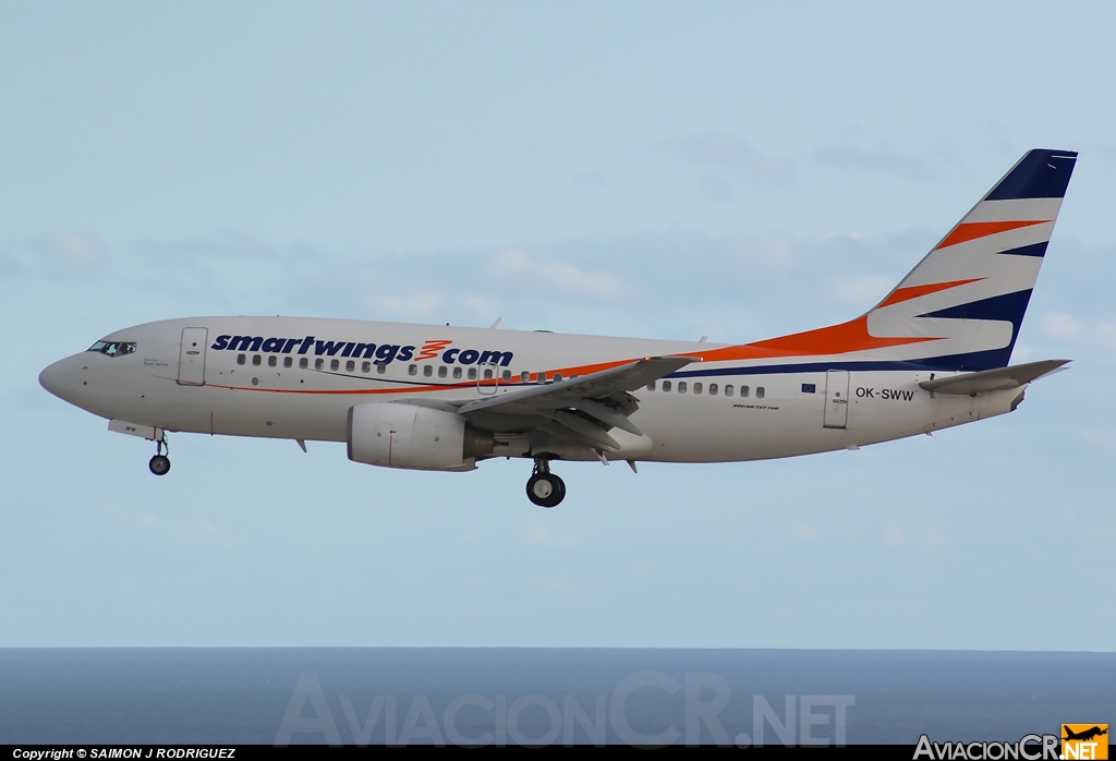 OK-SWW - Boeing 737-7Q8 - Smartwings