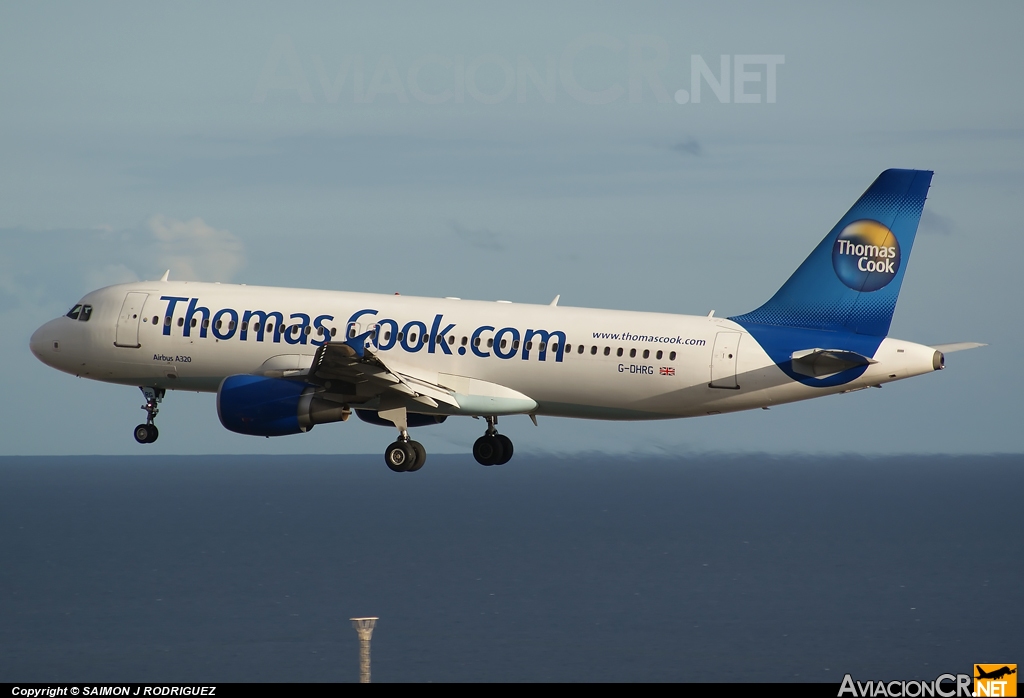 G-DHRG - Airbus A320-214 - Thomas Cook Airlines