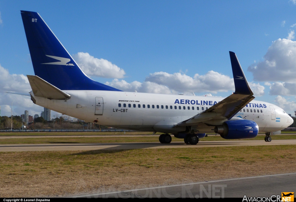 LV-CBT - Boeing 737-76D - Aerolineas Argentinas