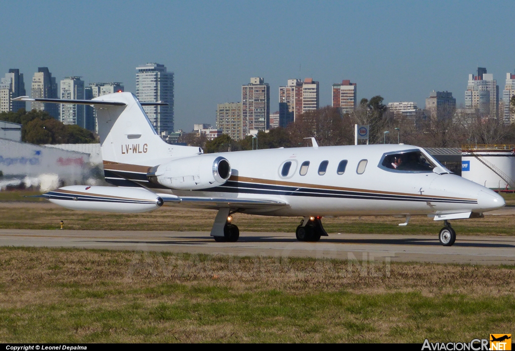 LV-WLG - Gates Learjet 25D - Privado