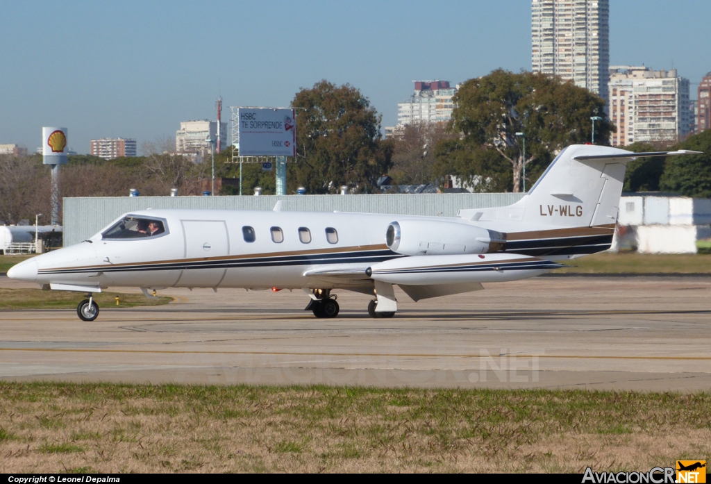 LV-WLG - Gates Learjet 25D - Privado