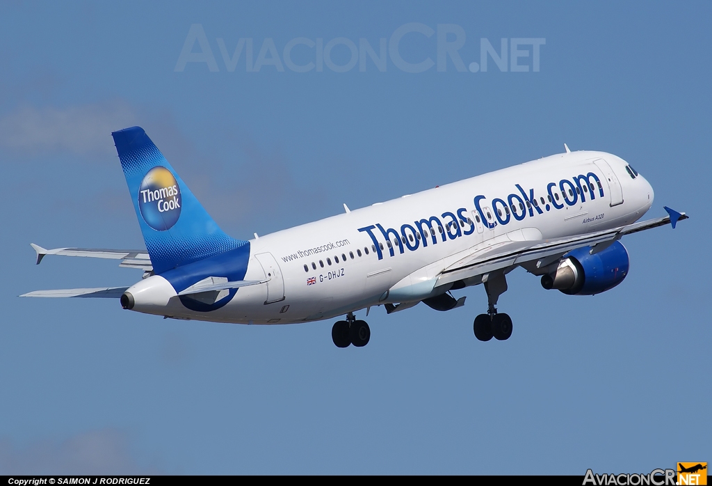 G-DHJZ - Airbus A320-214 - Thomas Cook