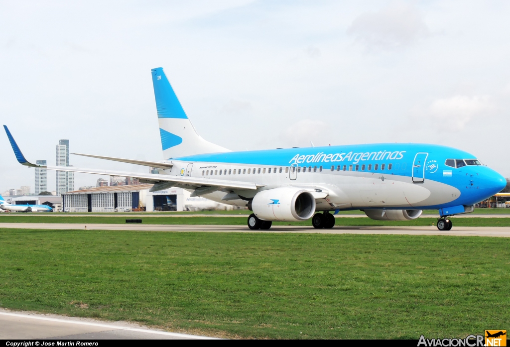LV-CXN - Boeing 737-7Q8 - Aerolineas Argentinas