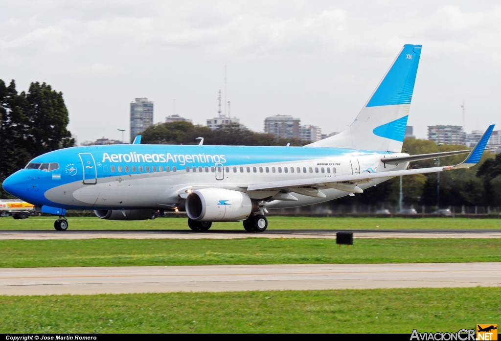 LV-CXN - Boeing 737-7Q8 - Aerolineas Argentinas