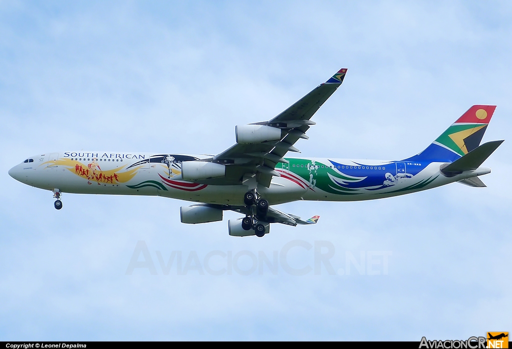 ZS-SXD - Airbus A340-313X - South African Airlines