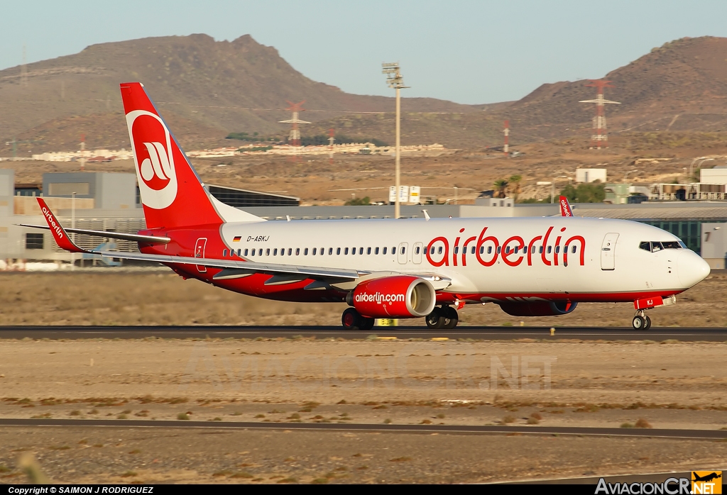 D-ABKJ - Boeing 737-86J - Air Berlin