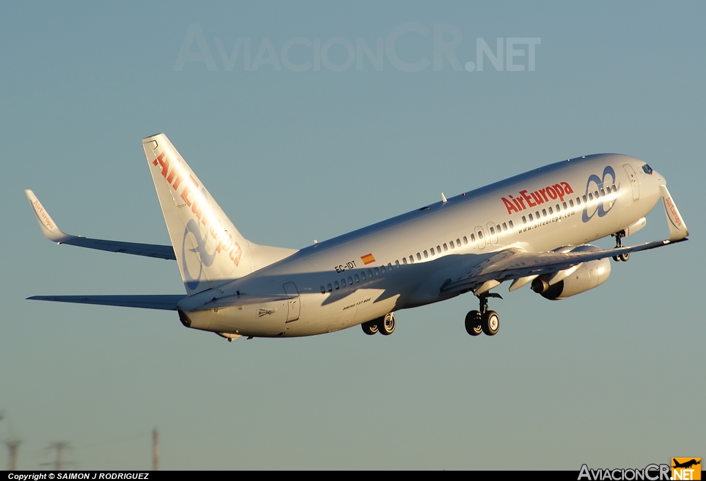 EC-IDT - Boeing 737-86Q - Air Europa