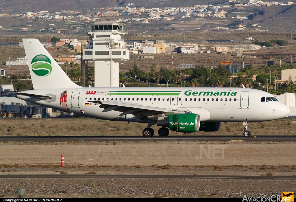 D-ASTZ - Airbus A319-112 - Germania