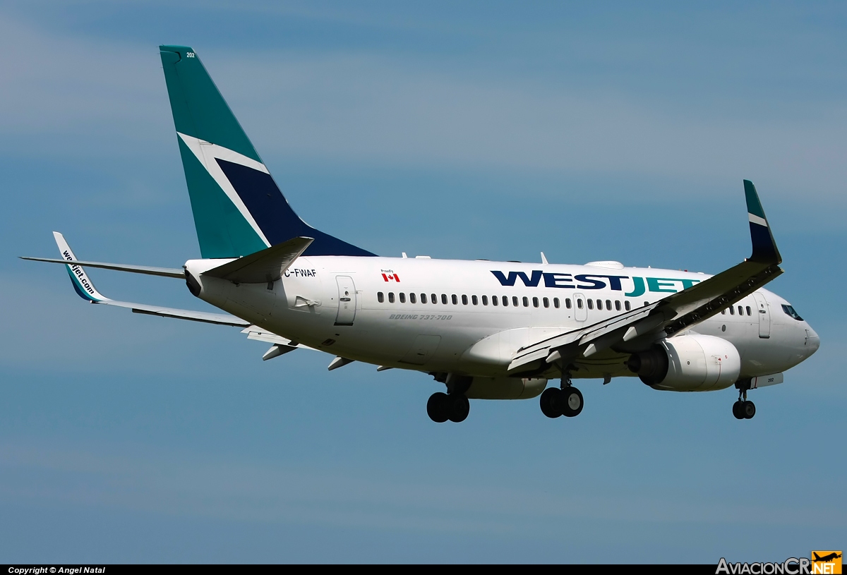 C-FWAF - Boeing 737-7CT - WestJet Airlines
