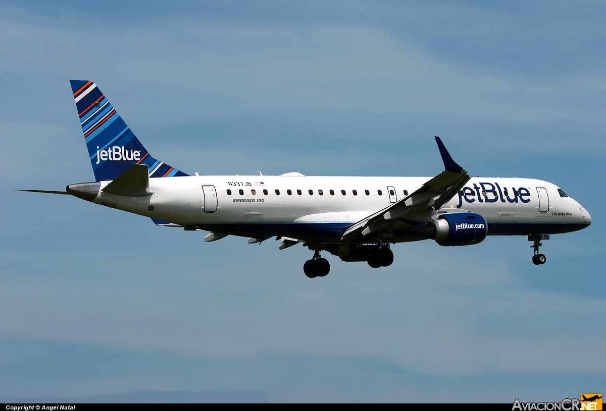 N337JB - Embraer 190-100IGW - jetBlue Airways