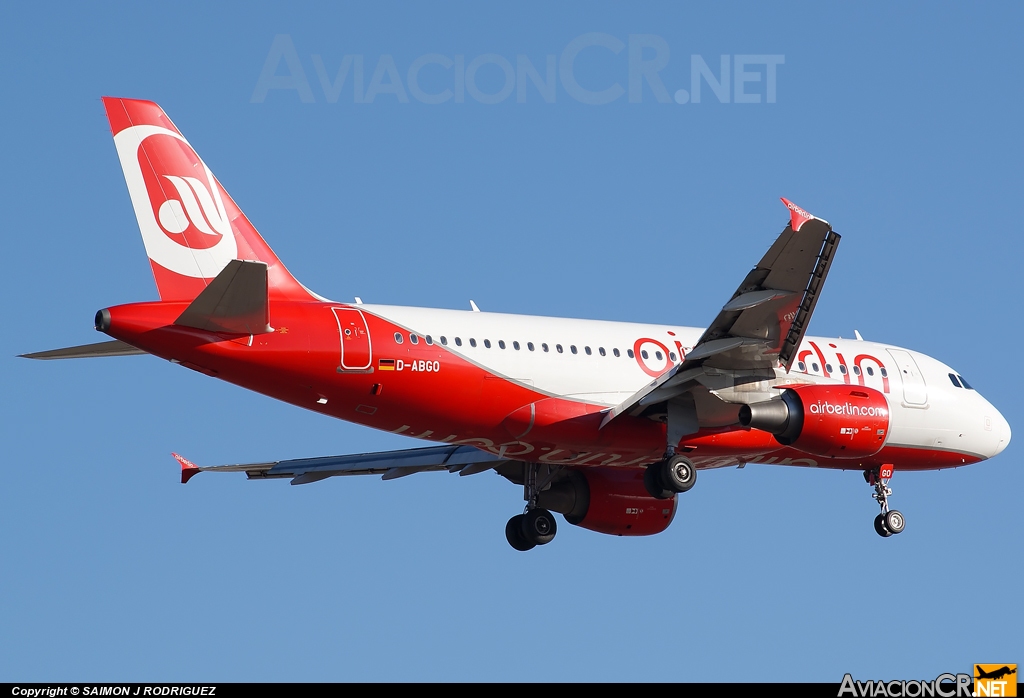 D-ABGO - Airbus A319-112 - Air Berlin