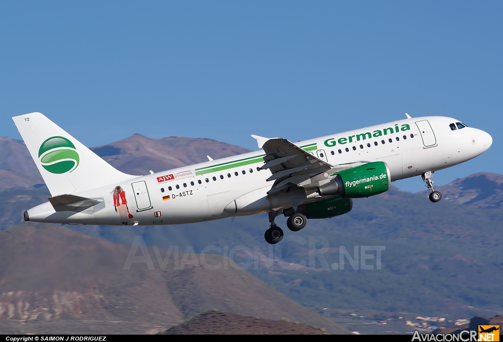 D-ASTZ - Airbus A319-112 - Germania