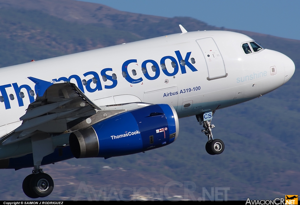 OO-TCS - Airbus A319-132 - Thomas Cook Airlines Belgiun