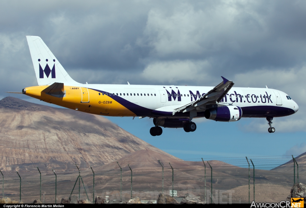 G-OZBM - Airbus A321-231 - Monarch Airlines