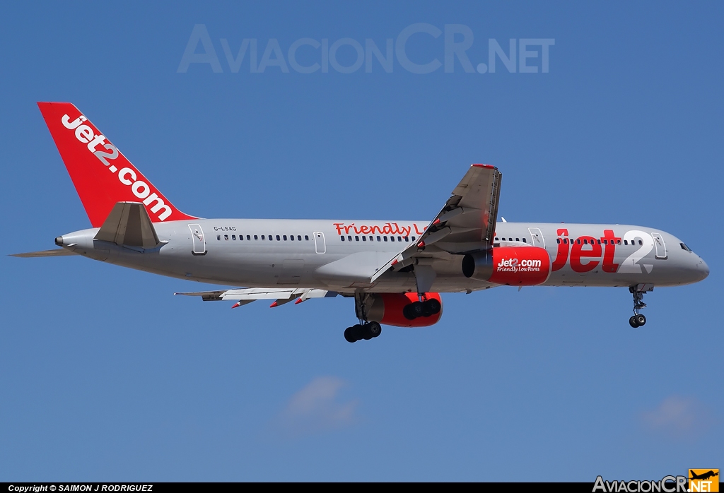 G-LSAG - Boeing 757-21B - Jet2.com