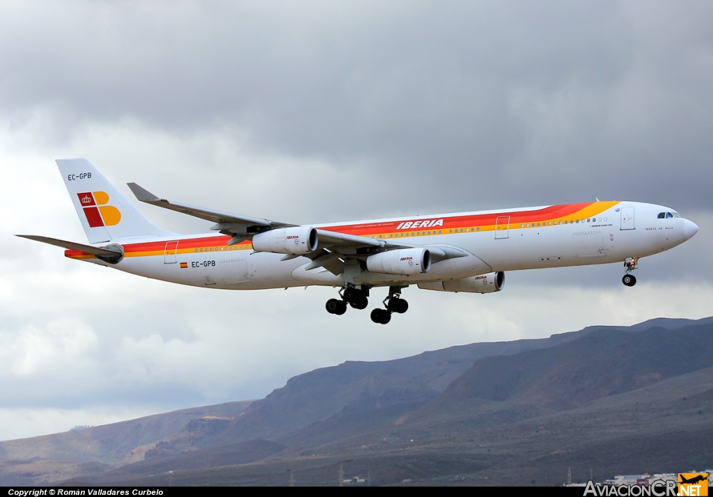 EC-GPB - Airbus A340-313X - Iberia