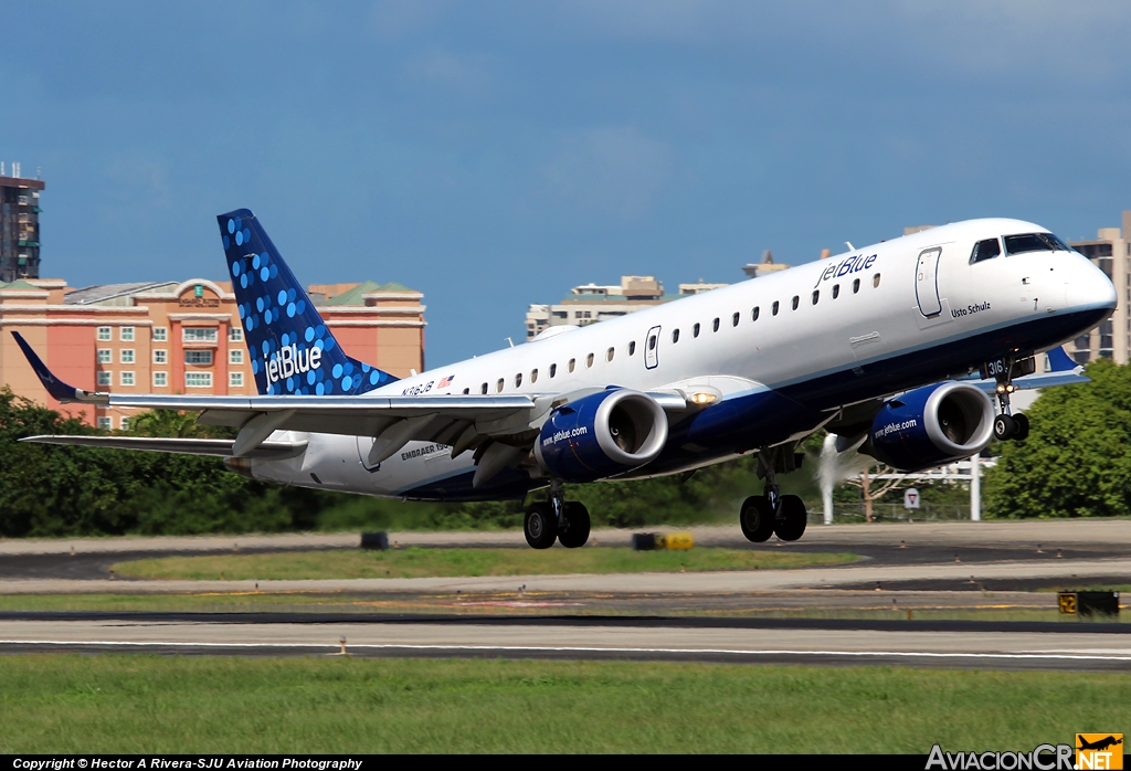 N316JB - Embraer 190-100IGW - Jet Blue