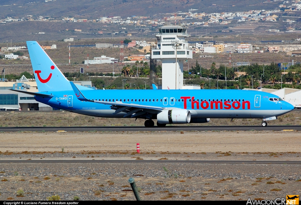 G-TAWD - Boeing 737-8K5 - Thomson Airways