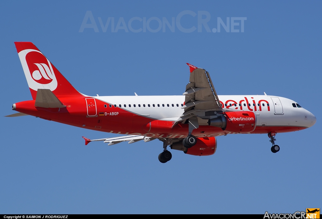D-ABGP - Airbus A319-112 - Air Berlin