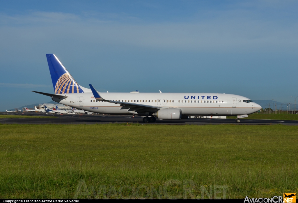 N87512 - Boeing 737-824 - Continental Airlines