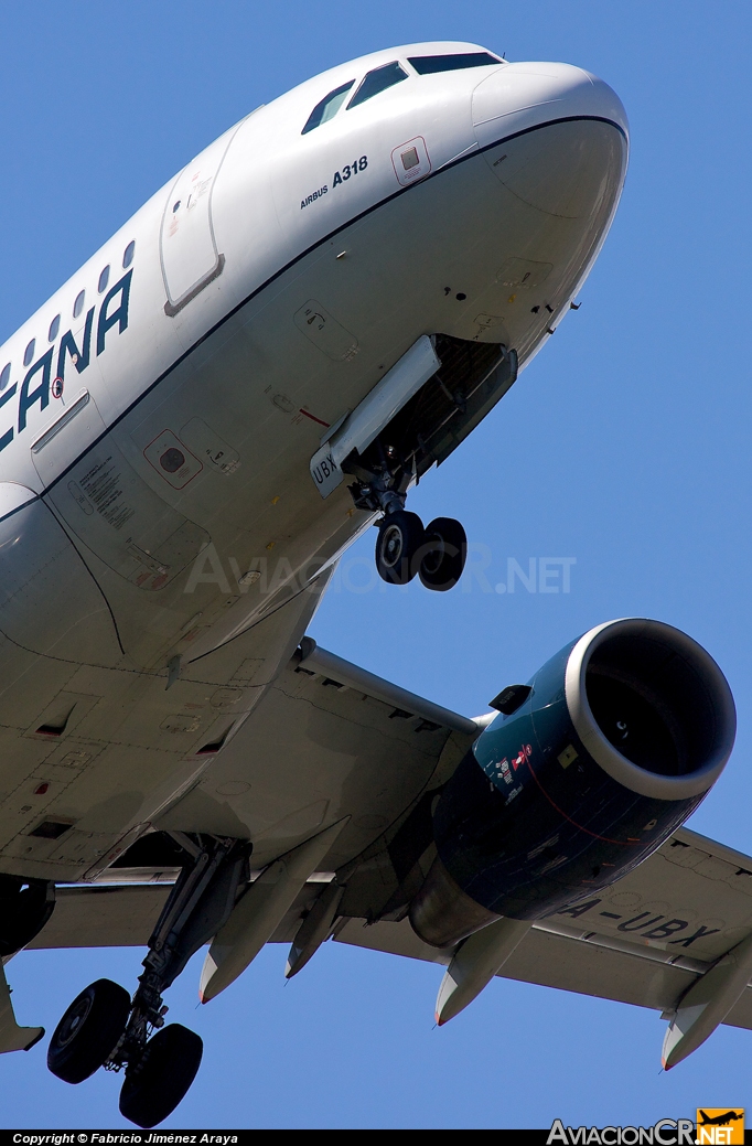 XA-UBX - Airbus A318-111 - Mexicana