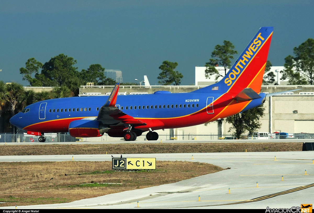 N294WN - Boeing 737-7H4 - Southwest Airlines