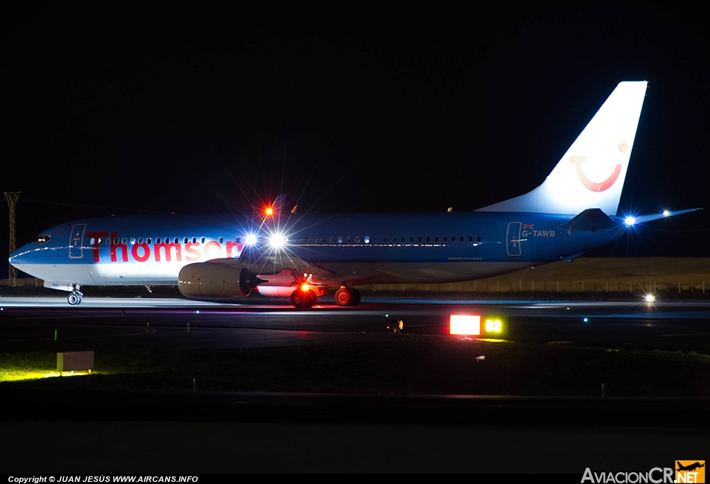 G-TAWB - Boeing 737-8K5 - Thomson Airways