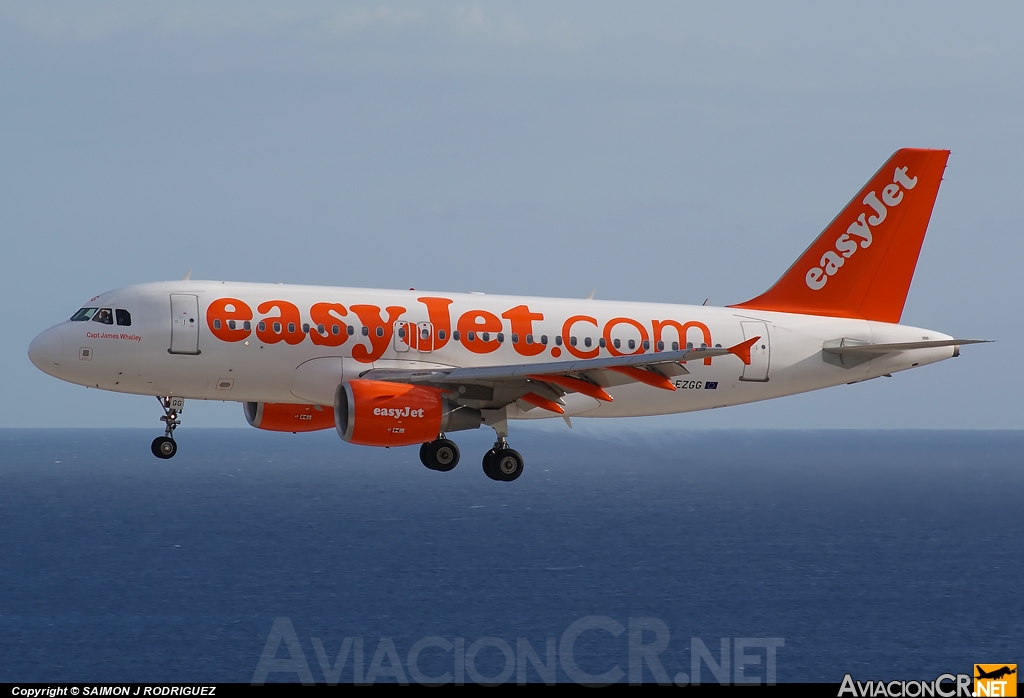 G-EZGG - Airbus A319-111 - EasyJet