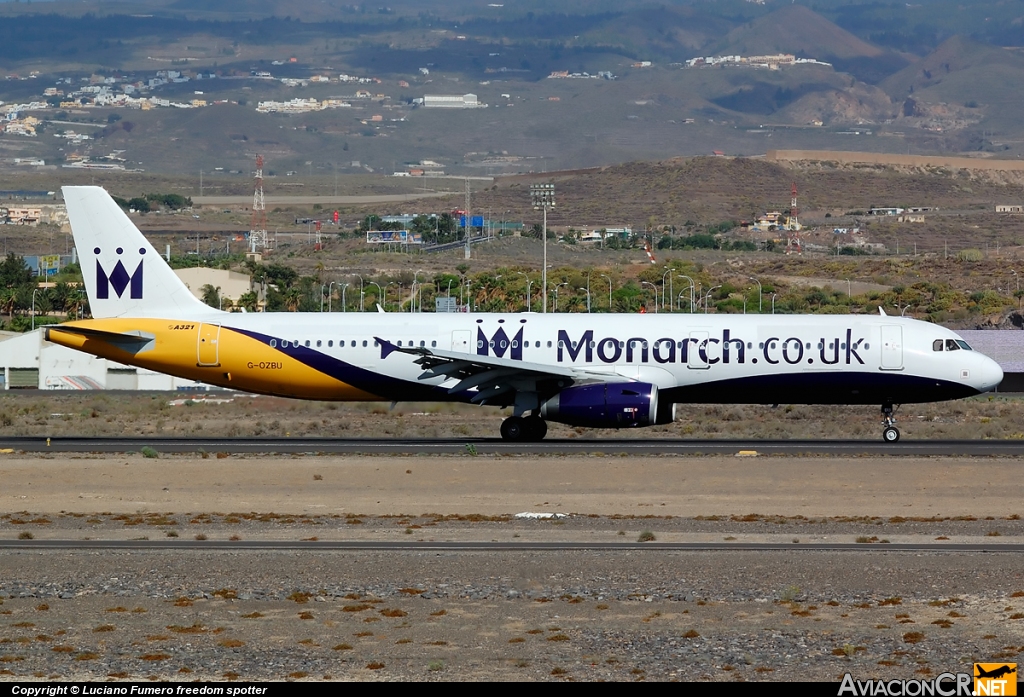 G-OZBU - Airbus A321-231 - Monarch Airlines