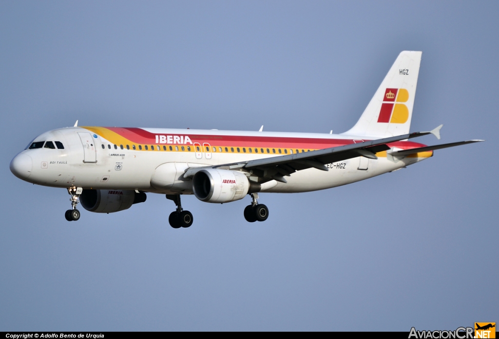 EC-HGZ - Airbus A320-214 - Iberia