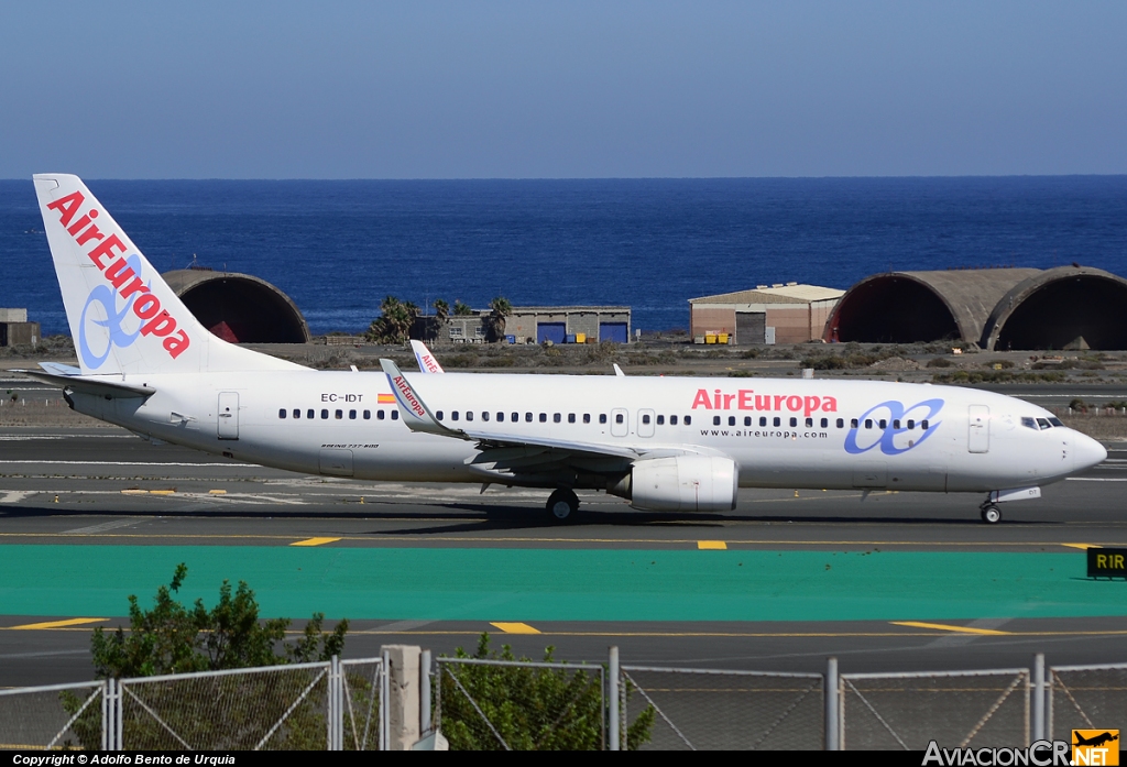 EC-IDT - Boeing 737-86Q - Air Europa