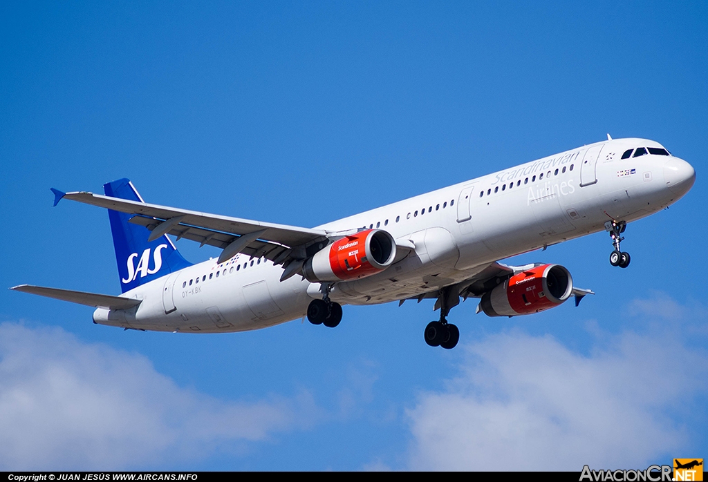 OY-KBK - Airbus A321-232 - Scandinavian Airlines - SAS