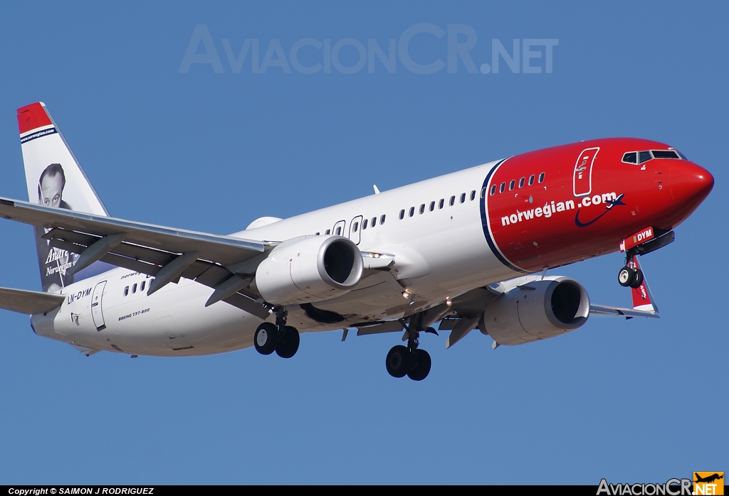 LN-DYM - Boeing 737-8JP - Norwegian Air Shuttle