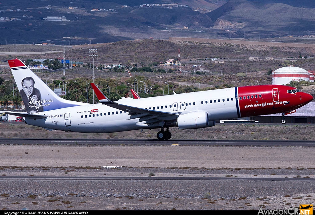 LN-DYM - Boeing 737-8JP - Norwegian Air Shuttle