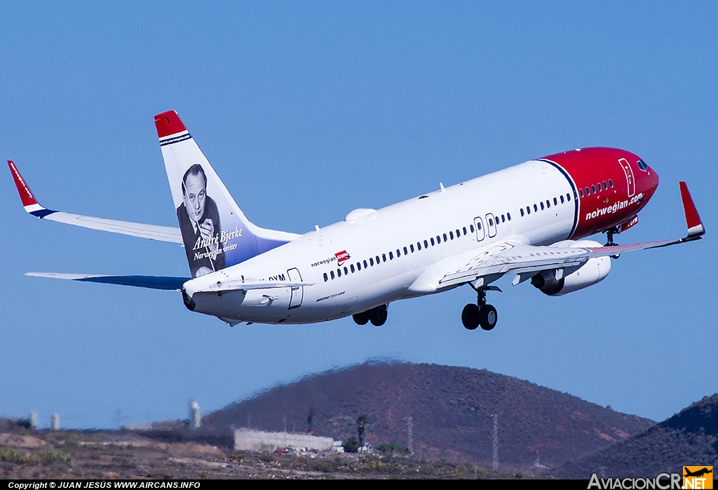 LN-DYM - Boeing 737-8JP - Norwegian Air Shuttle