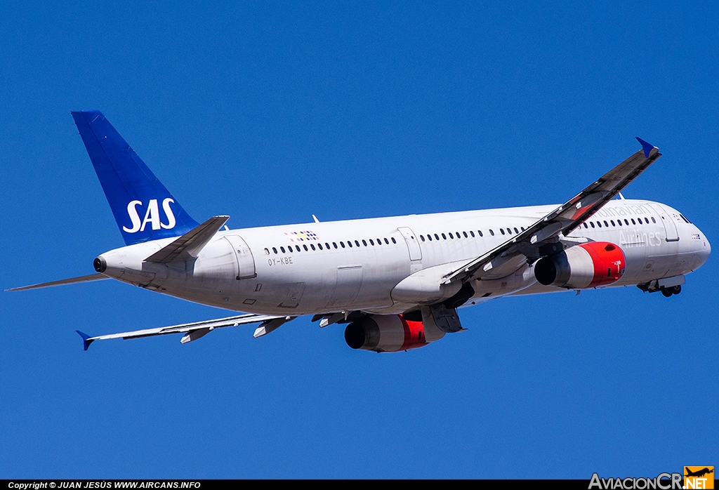 OY-KBE - Airbus A321-232 - Scandinavian Airlines - SAS