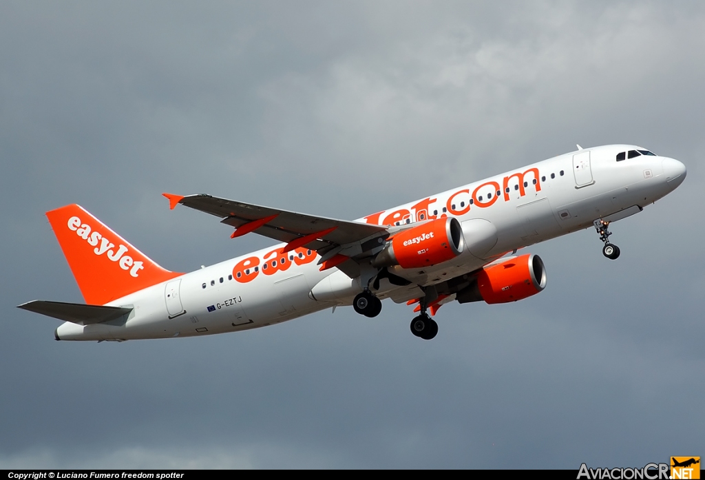 G-EZTJ - Airbus A320-214 - EasyJet Airline