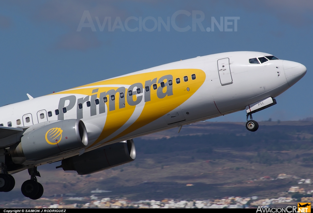 OY-PSC - Boeing 737-86N - Primera Air Scandinavia