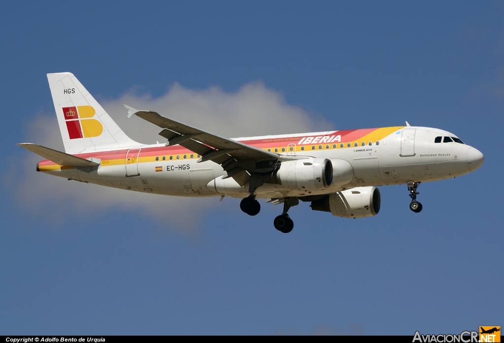 EC-HGS - Airbus A319-111 - Iberia