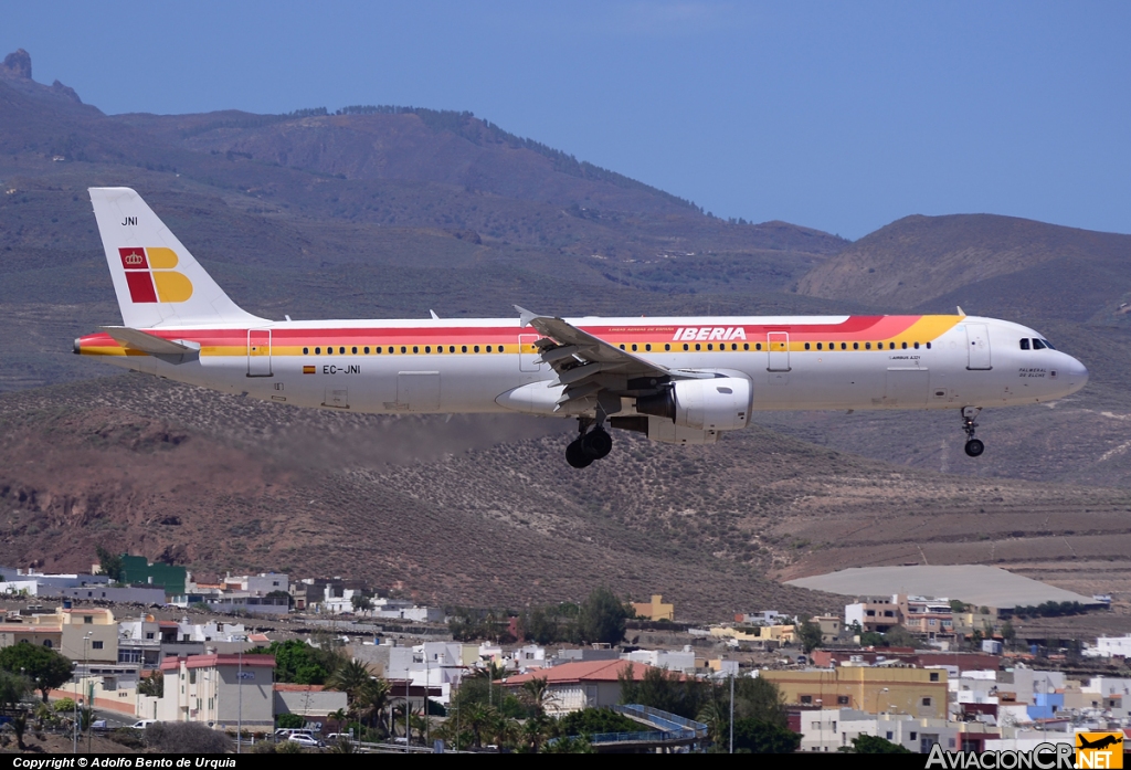 EC-JNI - Airbus A321-211 - Iberia