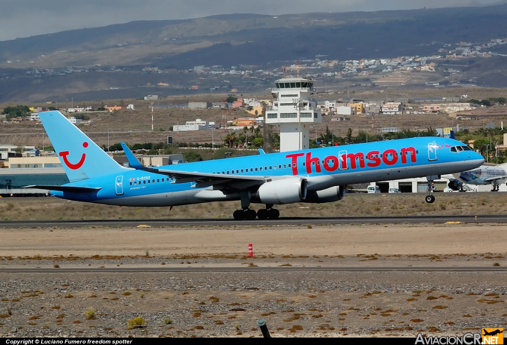 G-BYAX - Boeing 757-204 - Thomsonfly (Britannia Airways)