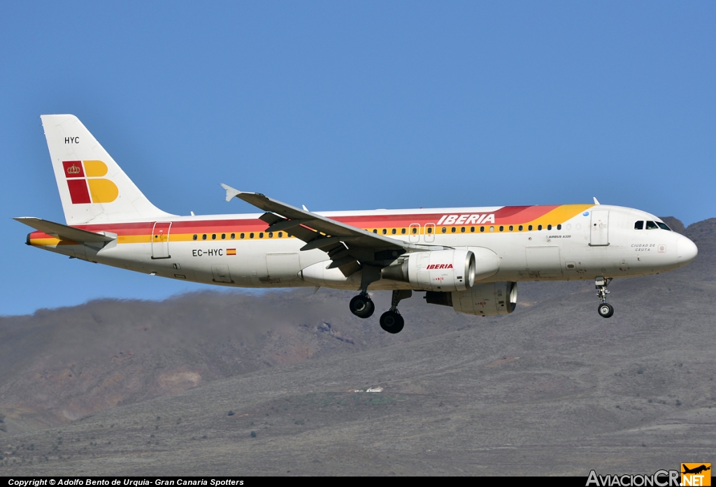 EC-HYC - Airbus A320-214 - Iberia