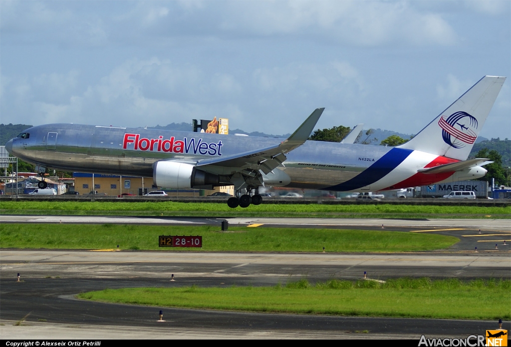 N422LA - Boeing 767-346F/ER - Florida West