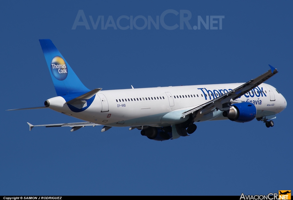 OY-VKB - Airbus A321-211 - Thomas Cook Airlines Scandinavia
