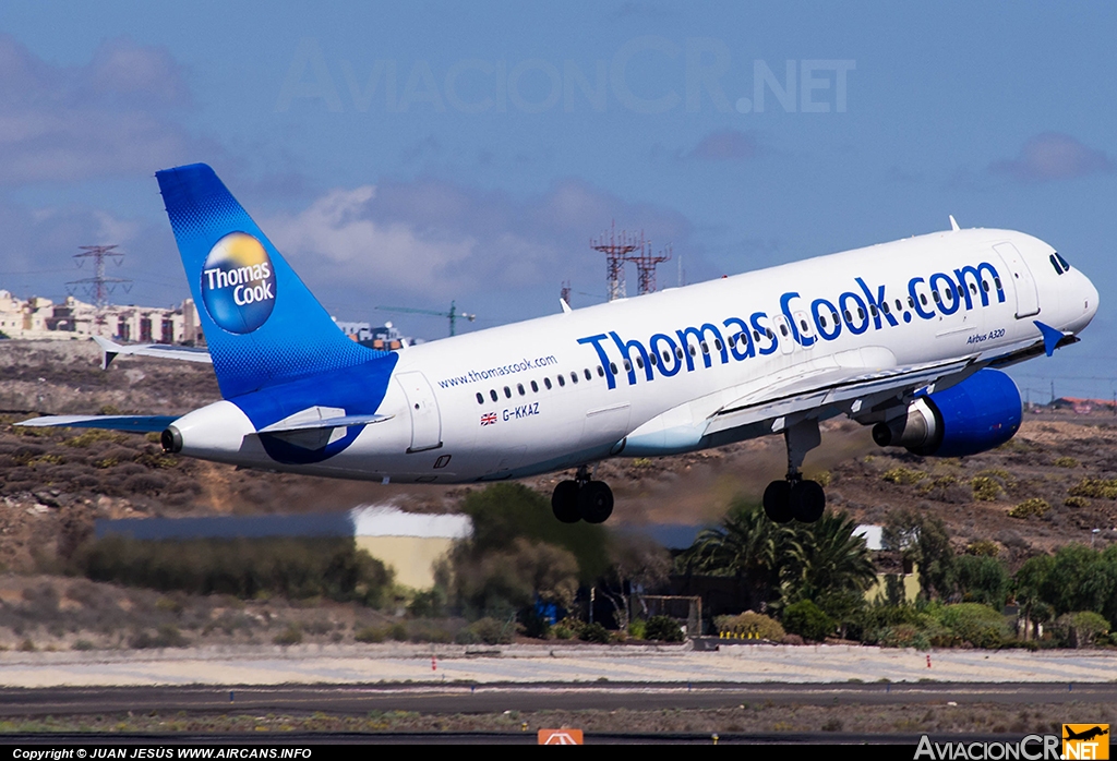 G-KKAZ - Airbus A320-214 - Thomas Cook Airlines