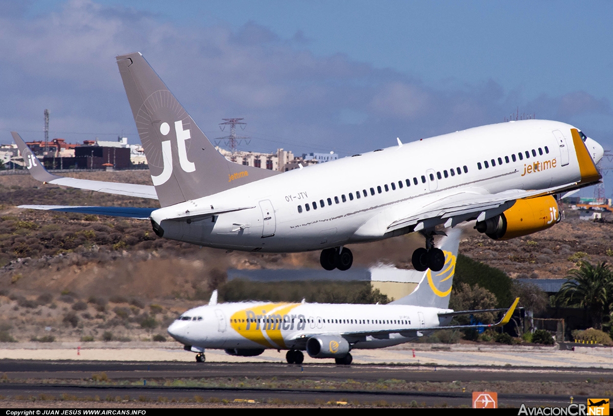 OY-JTV - Boeing 737-7L9 - Jettime