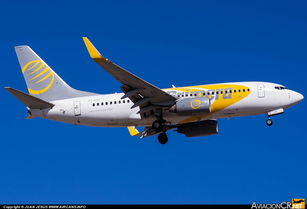 OY-PSF - Boeing 737-7Q8 - Primera Air Scandinavia